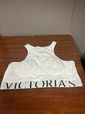 Victoria's Secret Bralette White/Gray Size Large